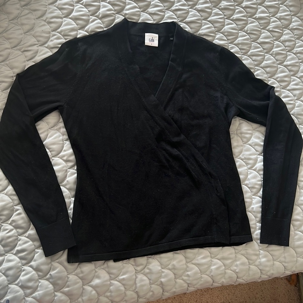 CAbi wrap ballet sweater